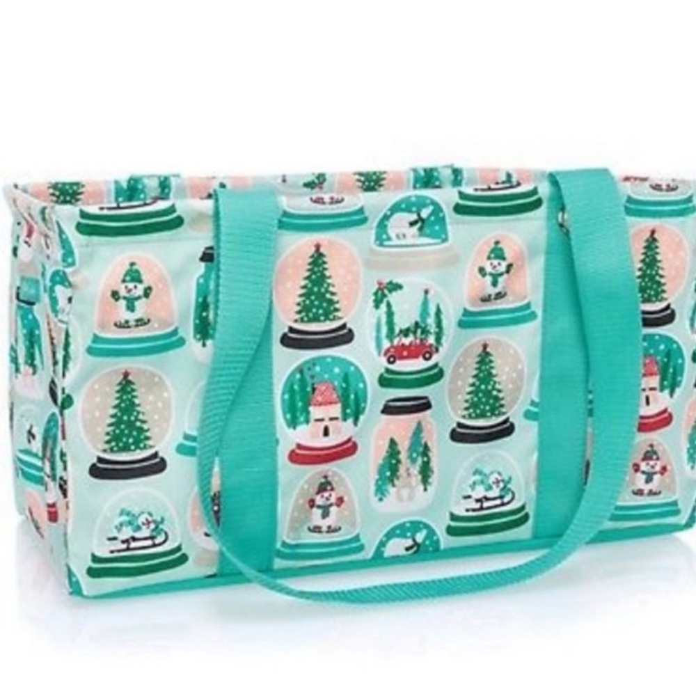 Thirty-One Medium Utility Tote. Snow Globe Shakeup NEW